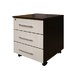 Office Wenge/Ladin Comoda Birou 3 sertare